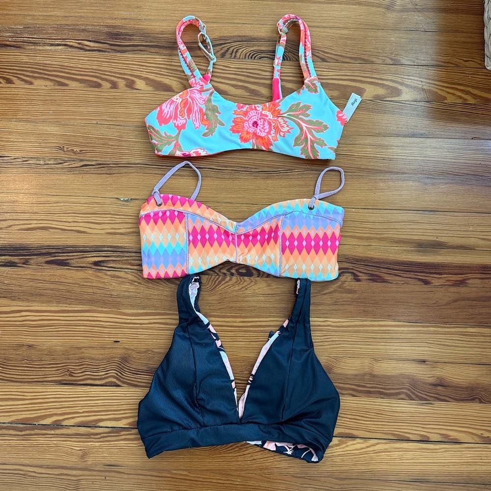 Maaji 3 Bikini Top Bundle Medium NWOT